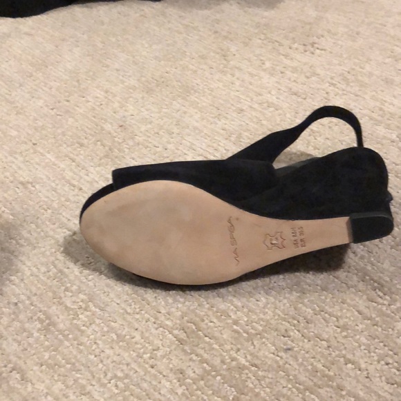 Via Spiga beautiful black wedge sandals - Picture 3 of 3